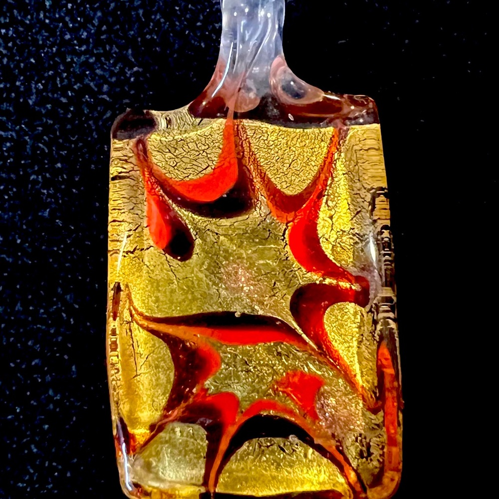 Rectangle Glass Pendant